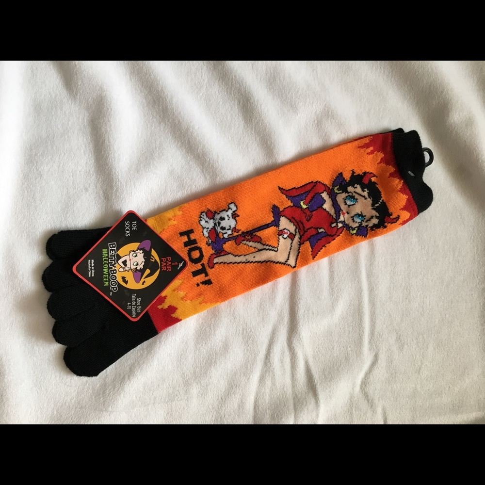 Betty Boop Toe Socks